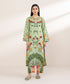 Women's Pret Lawn Printed Green A-Line Shirt